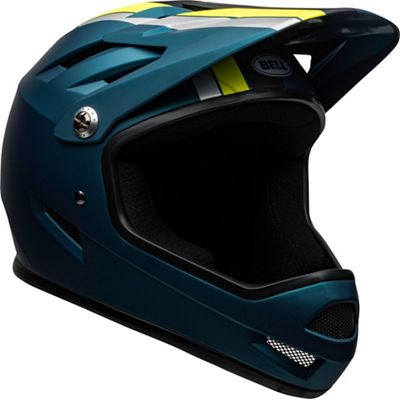 Bell Sanction Helmet - Agility Matte Blue-Hi-Viz 20, Agility Matte Blue-Hi-Viz 20